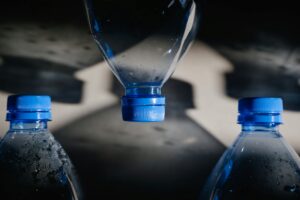 image of plastic water bottles